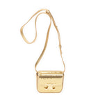 Bandolera Ed. Ltda. Rara Mini Triomphe Lentejuelas Doradas de Lona