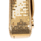 Shoulder Bag Rare Ltd. Ed. Mini Triomphe Crossbody Gold Sequin Canvas