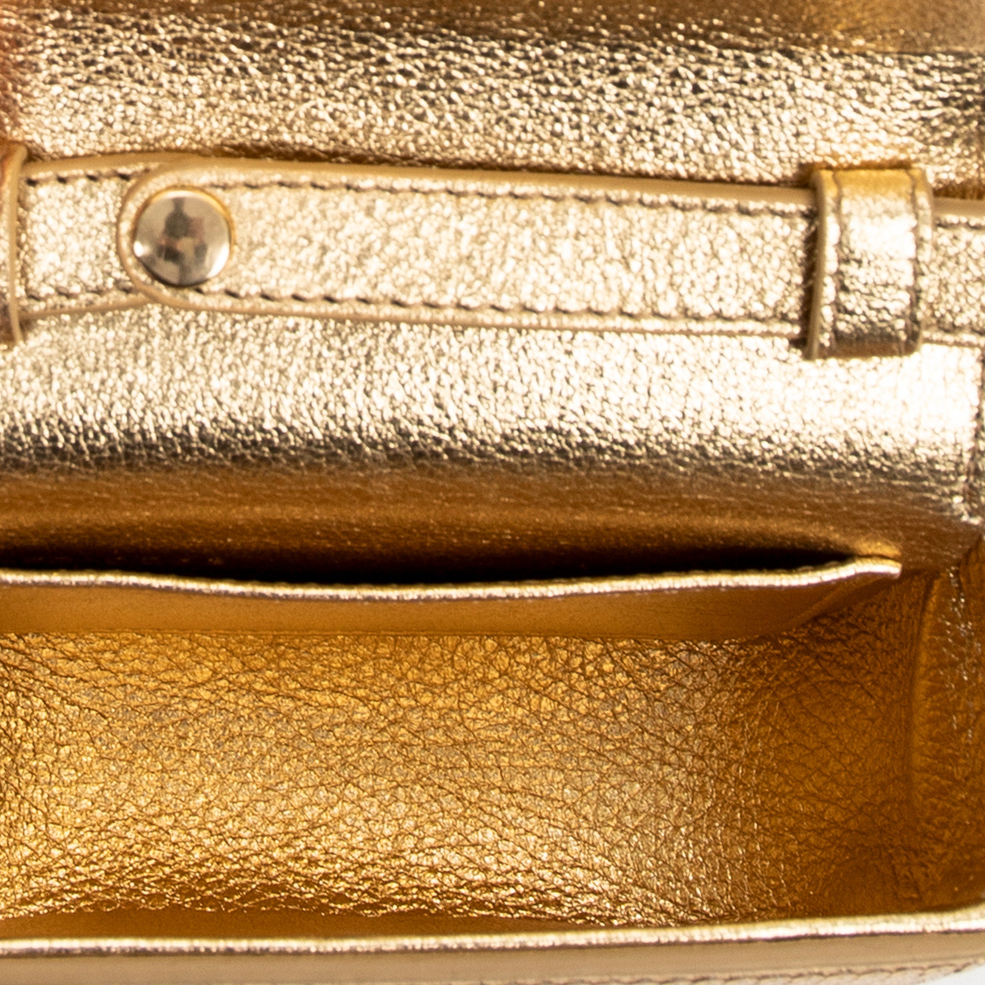Shoulder Bag Rare Ltd. Ed. Mini Triomphe Crossbody Gold Sequin Canvas