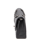 Shoulder Bag Classic Double Flap 26 Black Quilted Caviar Leather