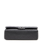 Shoulder Bag Classic Double Flap 26 Black Quilted Caviar Leather