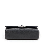 Shoulder Bag Classic Double Flap 26 Black Quilted Caviar Leather