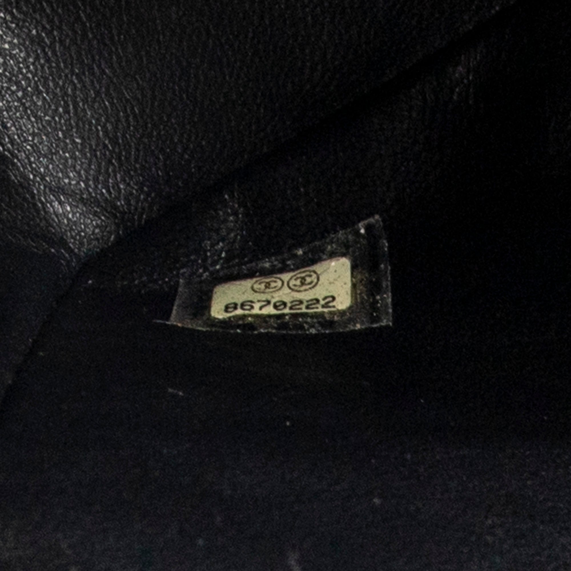 Shoulder Bag Classic Double Flap 26 Black Quilted Caviar Leather