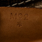 Shoulder bag Vintage Buckle Flap Crossbody Brown Macadam Coated Canvas