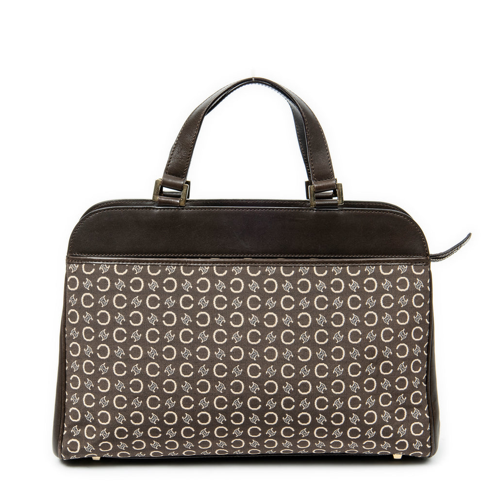 Handbag Vintage Double Side Pocket Tote Beige C Macadam Canvas