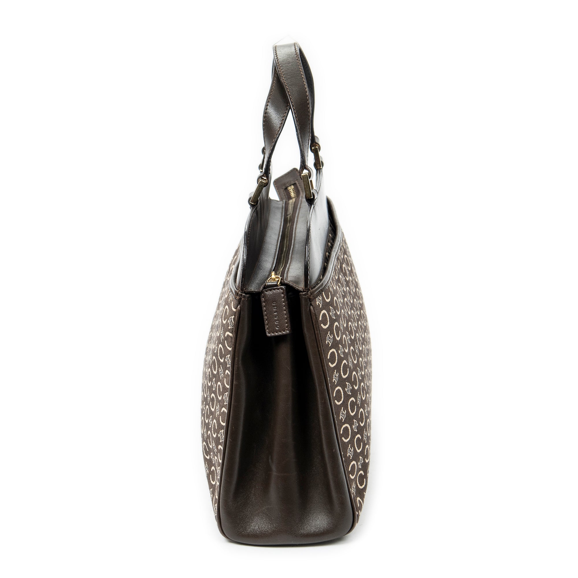 Handbag Vintage Double Side Pocket Tote Beige C Macadam Canvas
