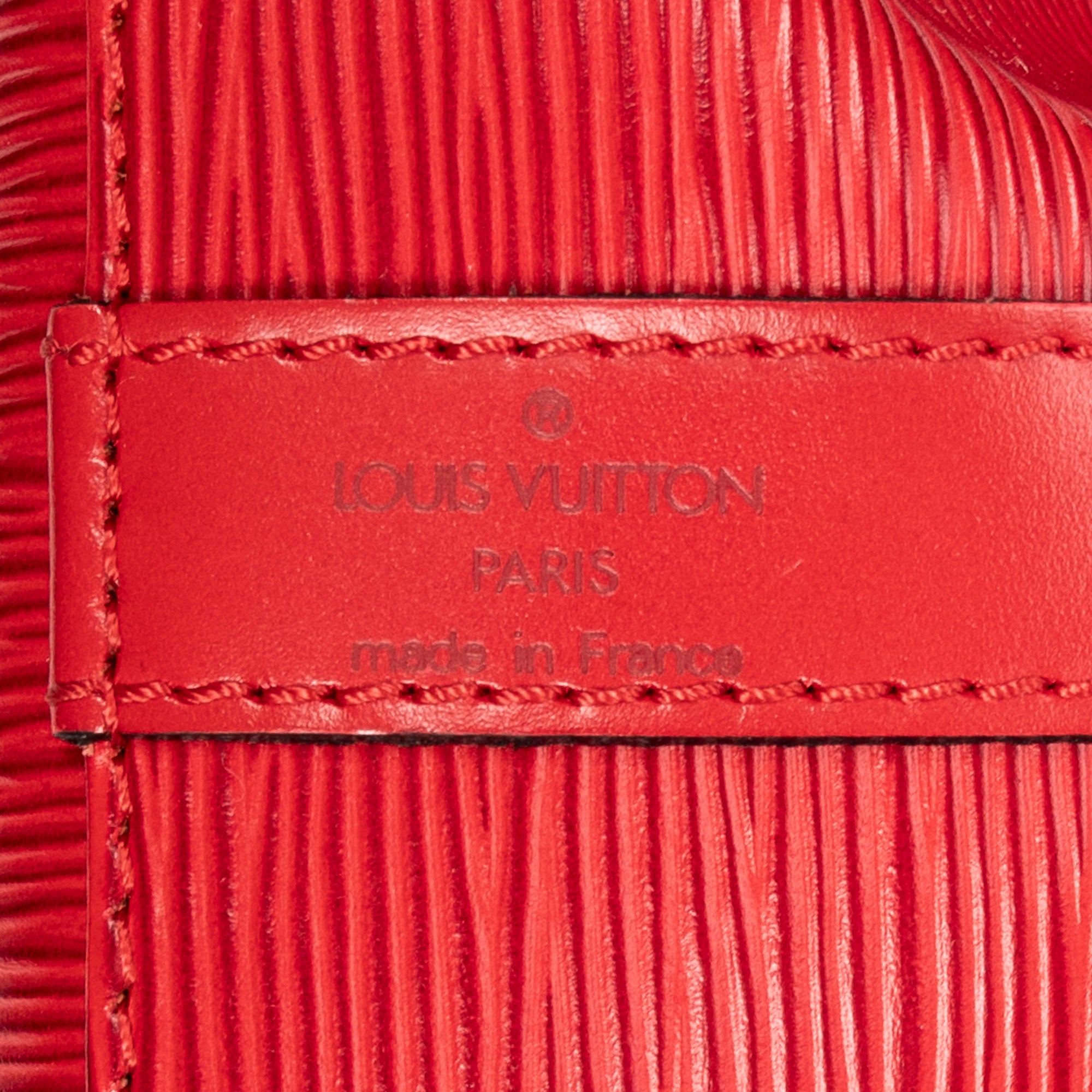 Shoulder bag Noe PM Red Epi