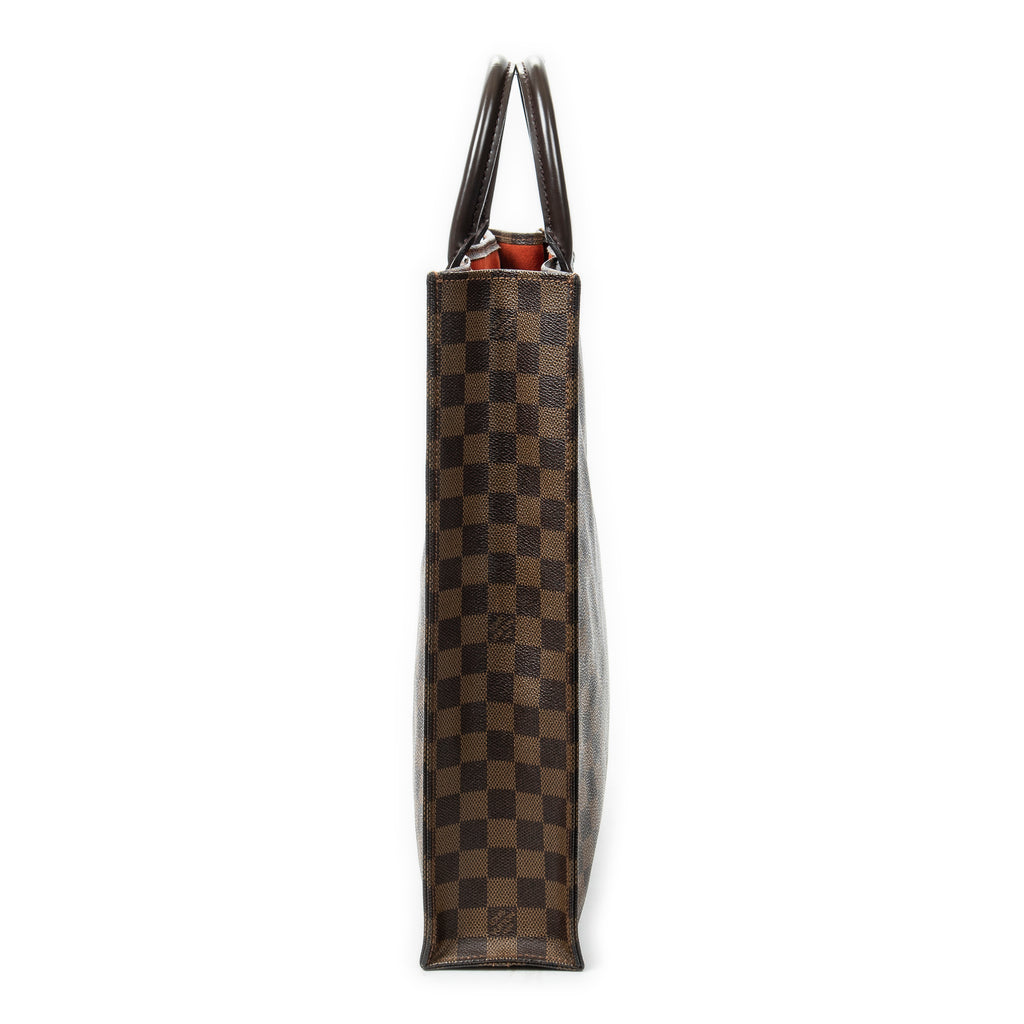 Handbag Sac Plat Brown Damier Ebene