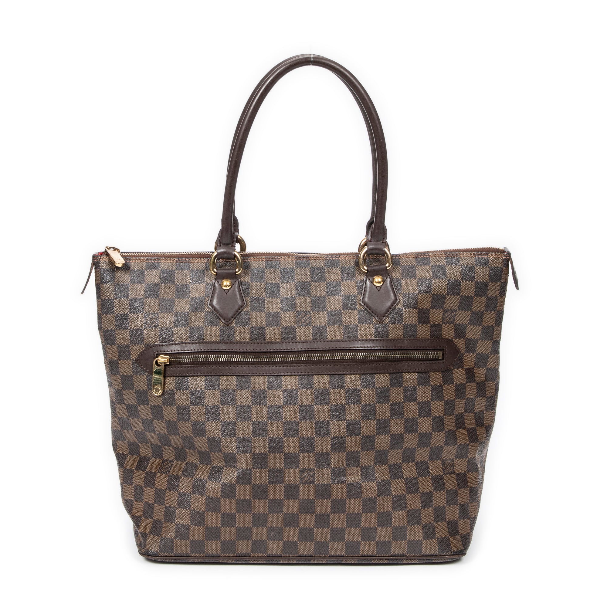 Shoulder bag Saleya GM Brown Damier Ebene