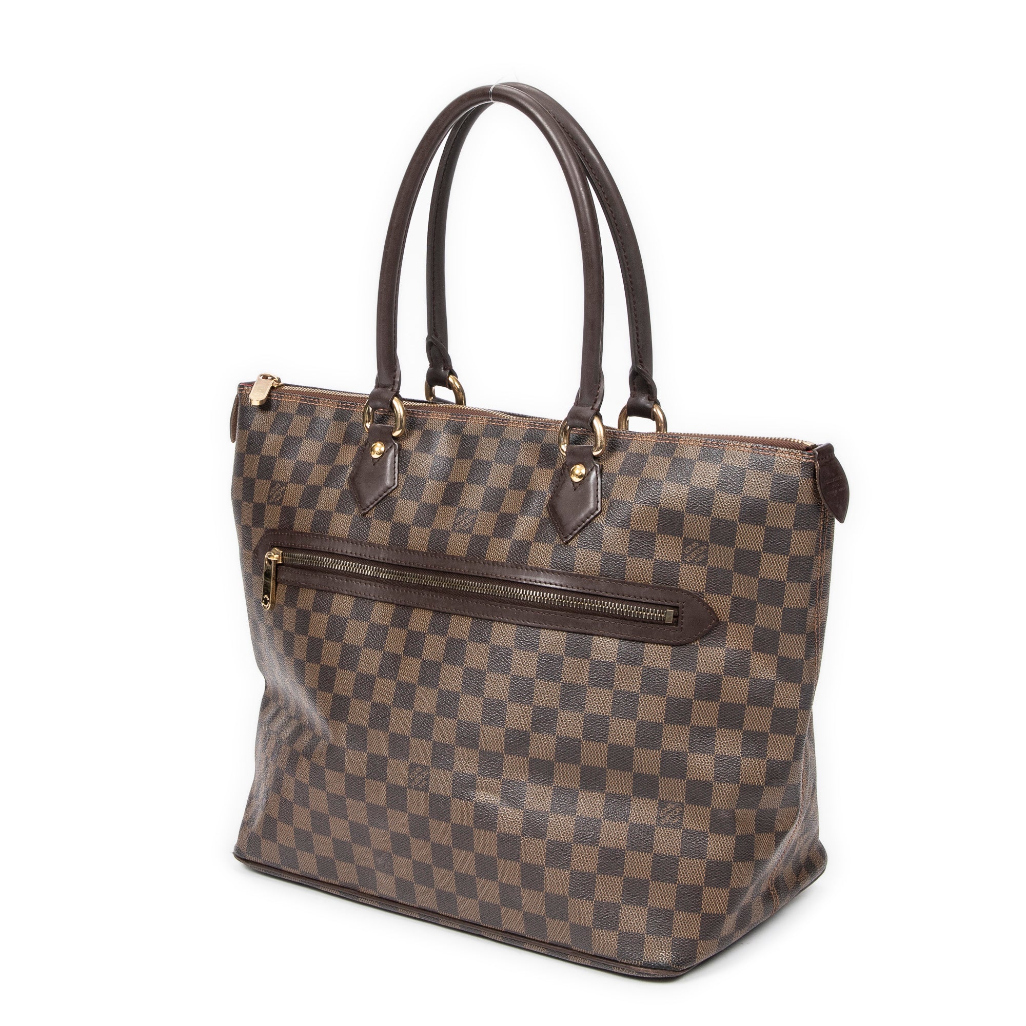 Shoulder bag Saleya GM Brown Damier Ebene