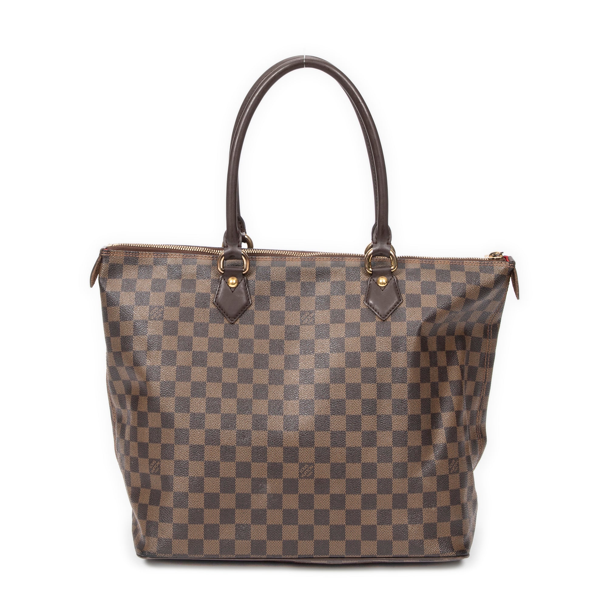 Shoulder bag Saleya GM Brown Damier Ebene