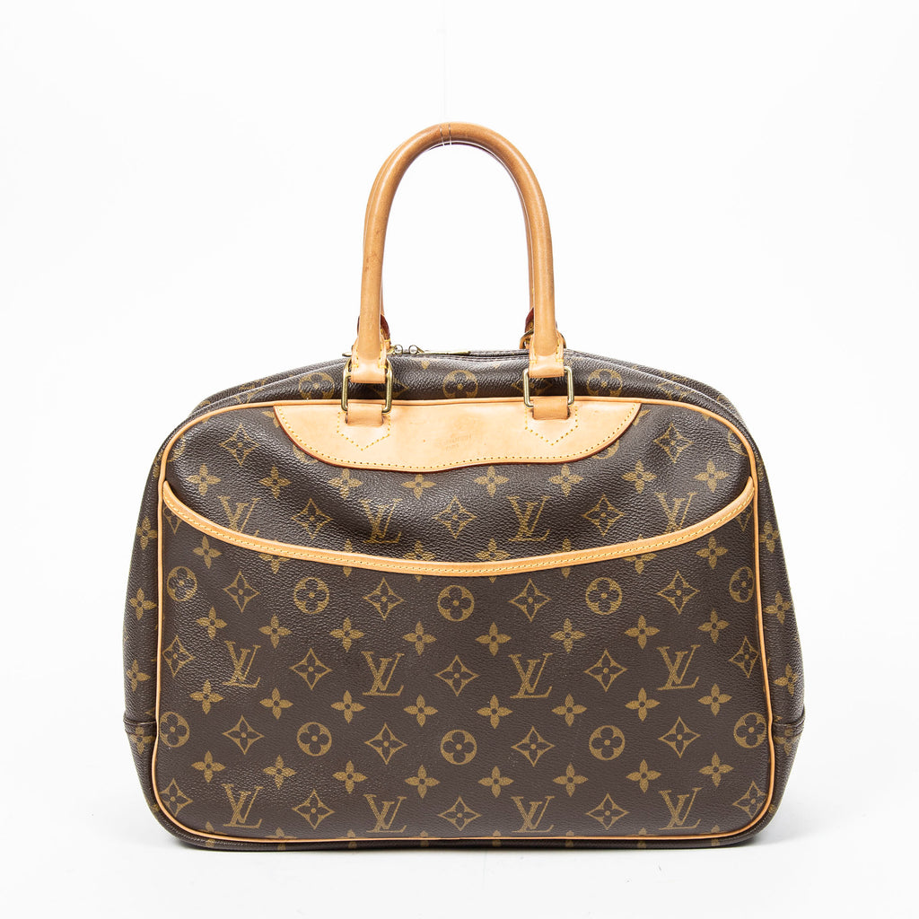 Handbag Deauville Brown Monogram Canvas