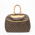Handbag Deauville Brown Monogram Canvas