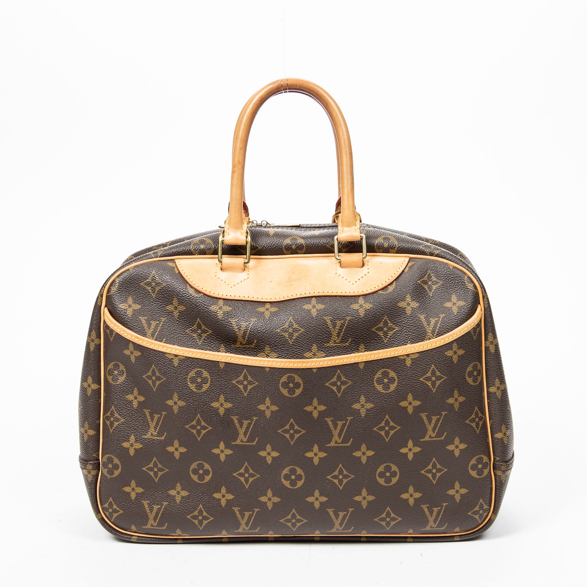 Handbag Deauville Brown Monogram Canvas