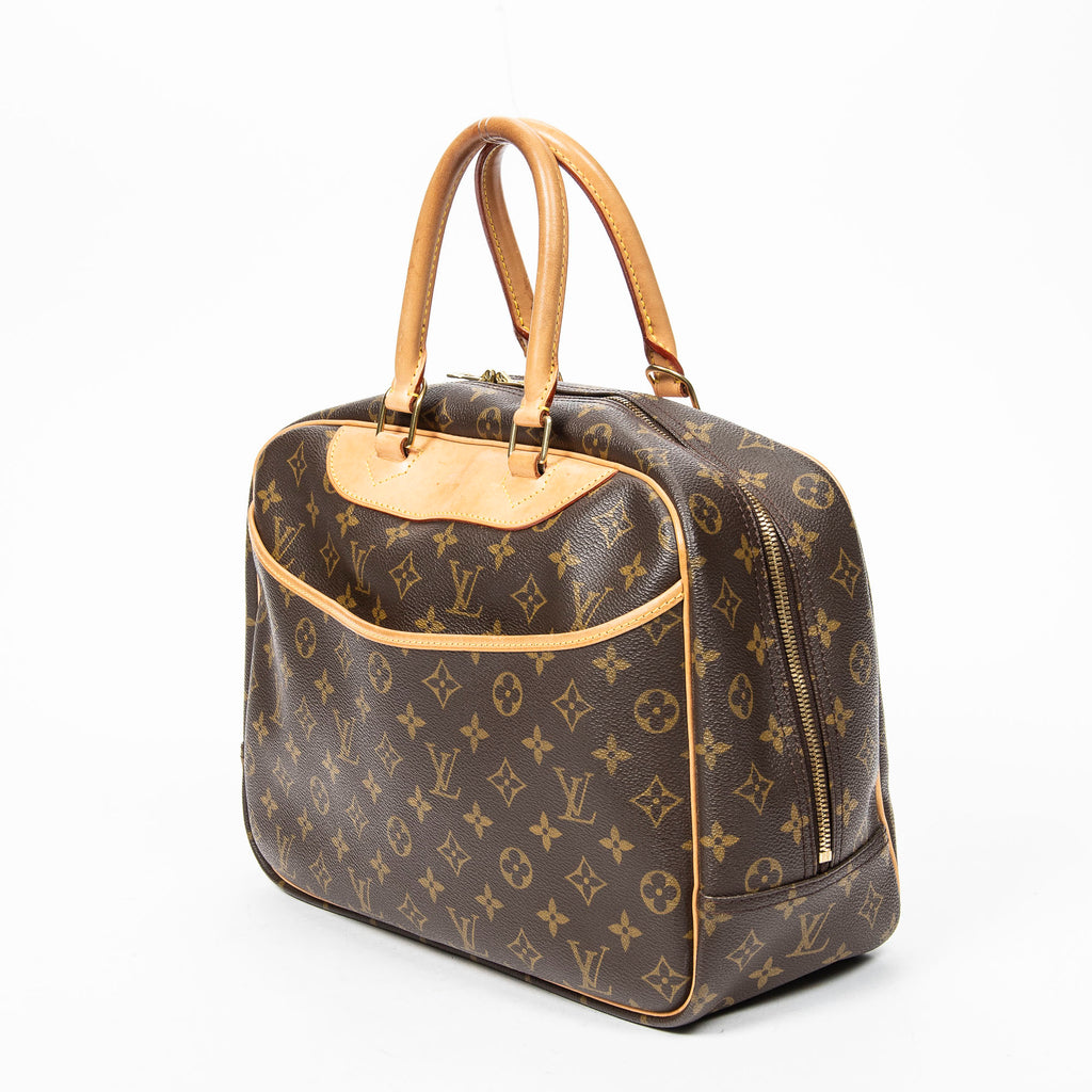 Handbag Deauville Brown Monogram Canvas