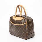 Handbag Deauville Brown Monogram Canvas