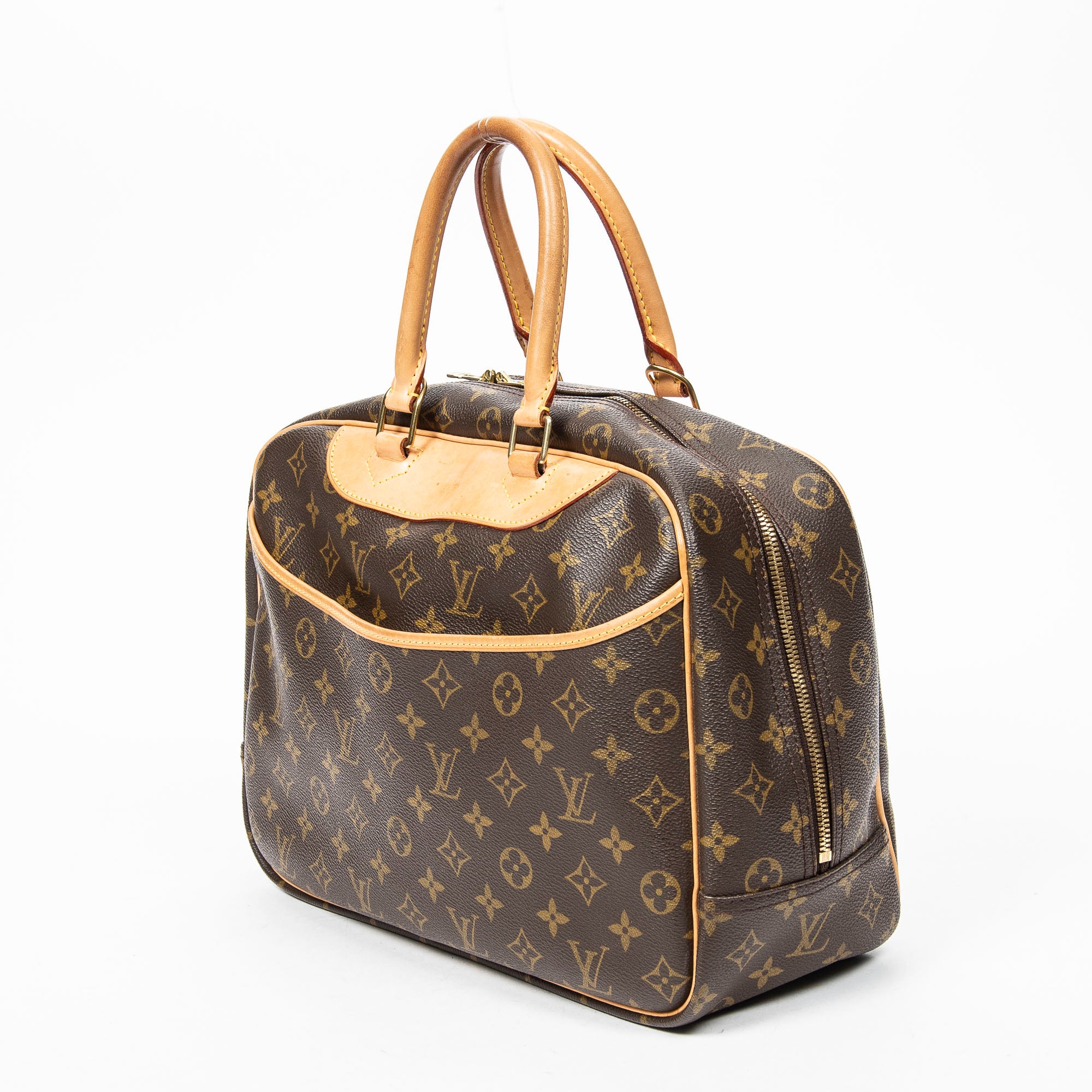 Handbag Deauville Brown Monogram Canvas