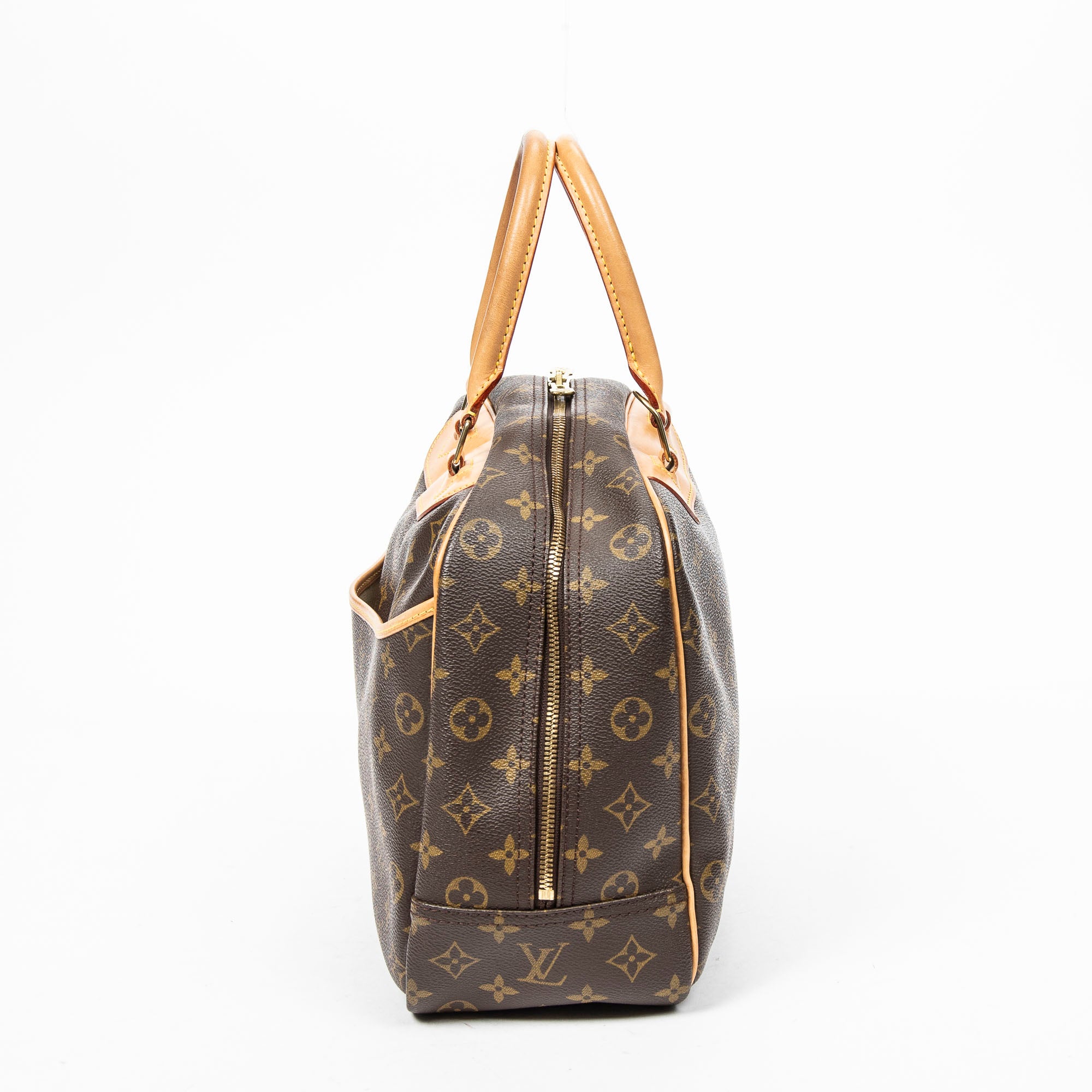 Handbag Deauville Brown Monogram Canvas