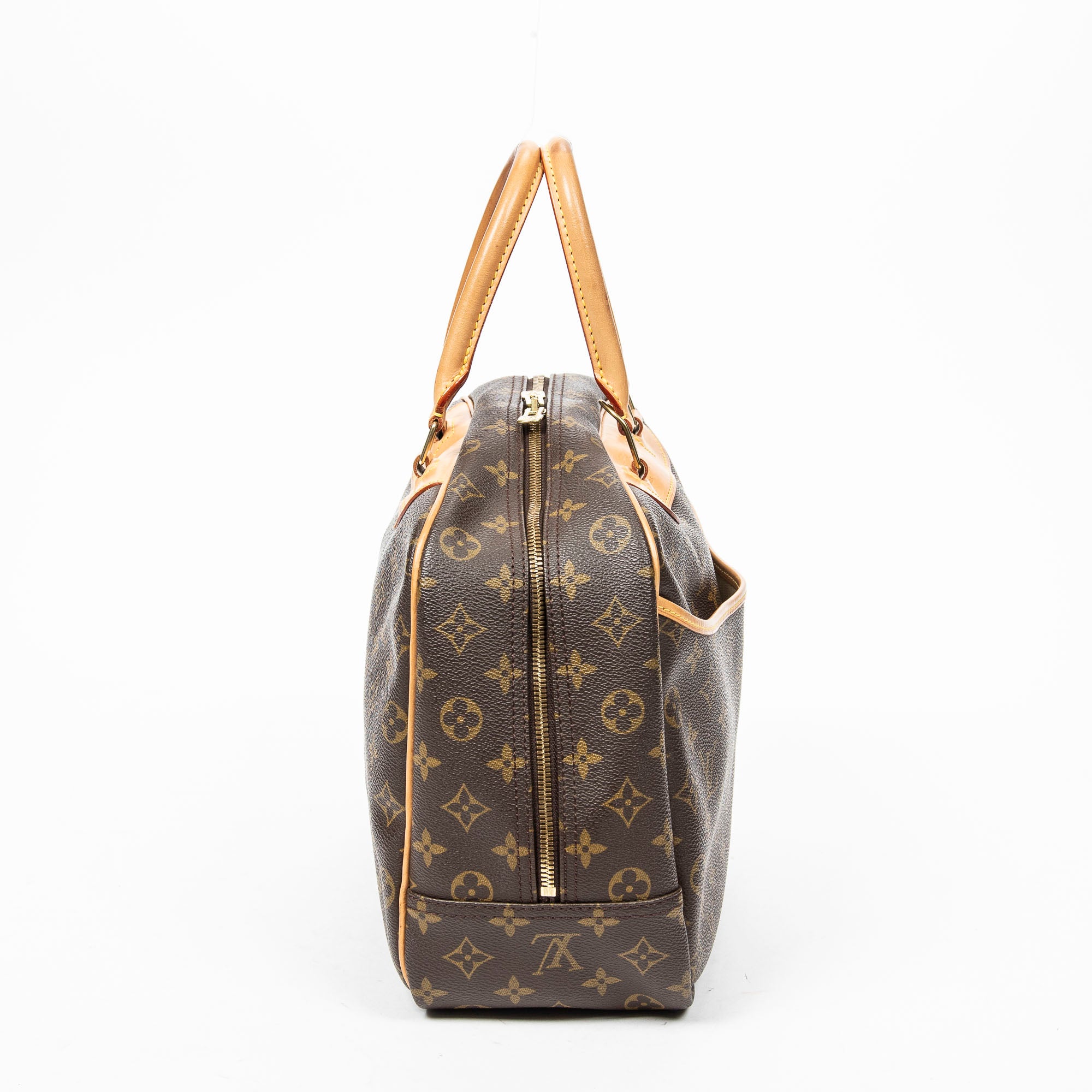 Handbag Deauville Brown Monogram Canvas