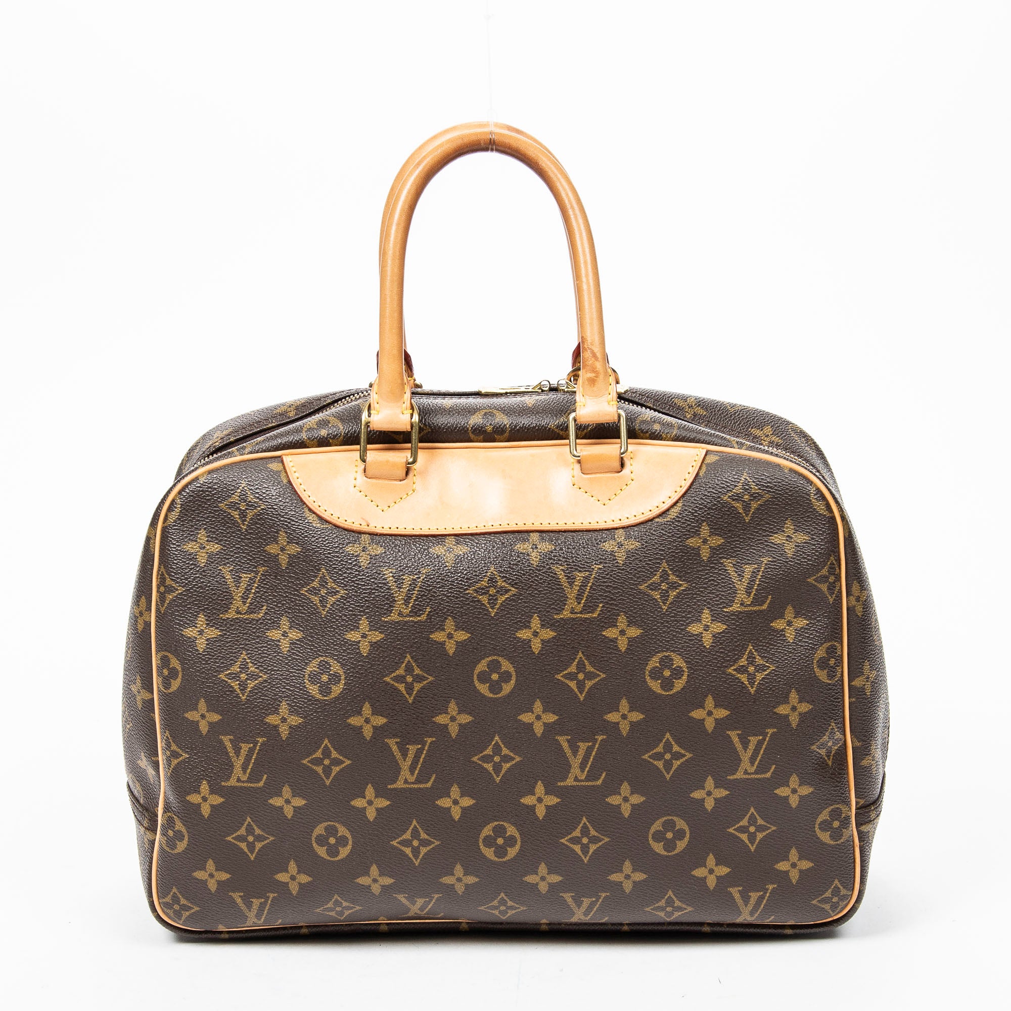 Handbag Deauville Brown Monogram Canvas