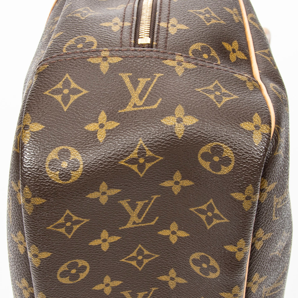 Handbag Deauville Brown Monogram Canvas