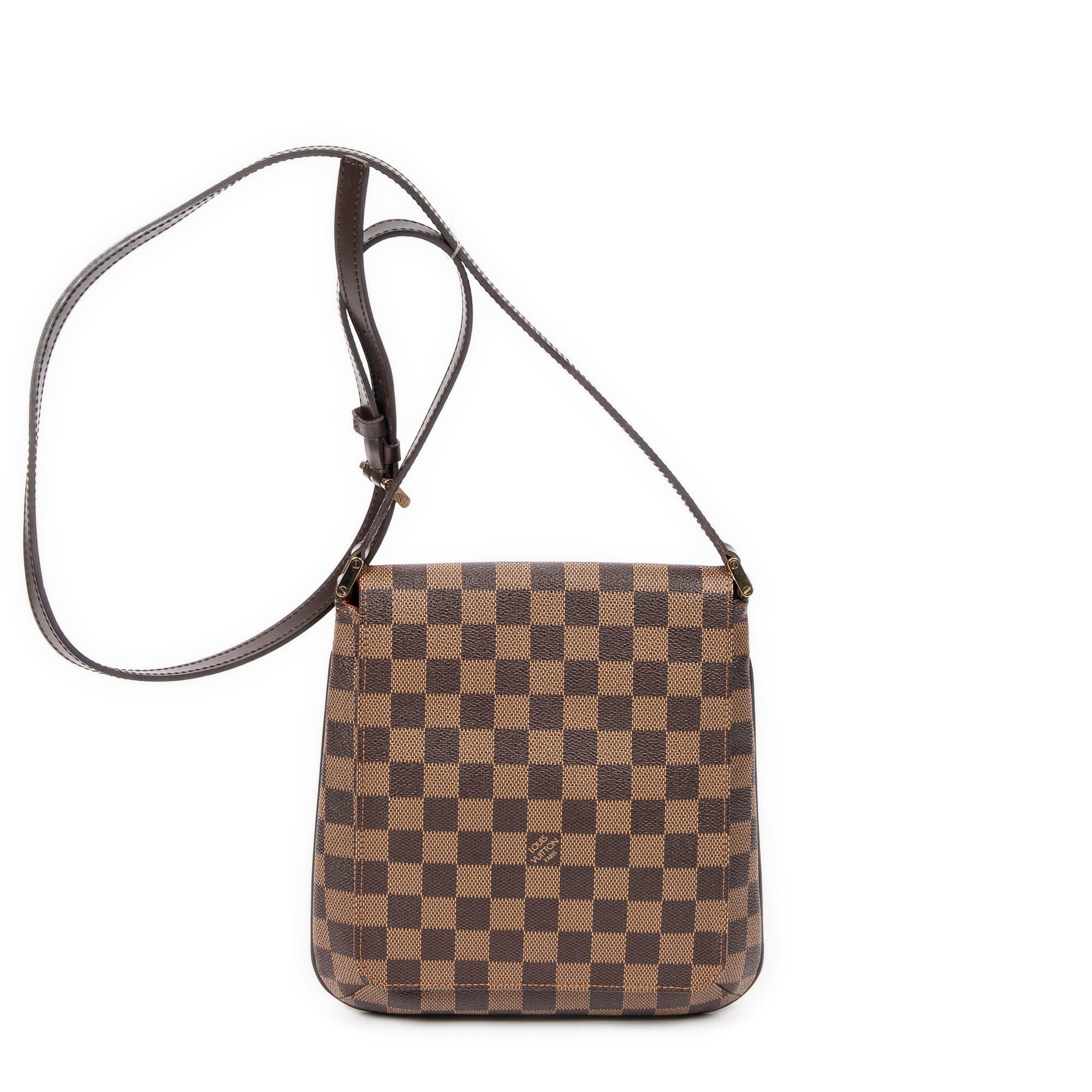 Shoulder bag Musette Salsa Long Strap Brown Damier Ebene