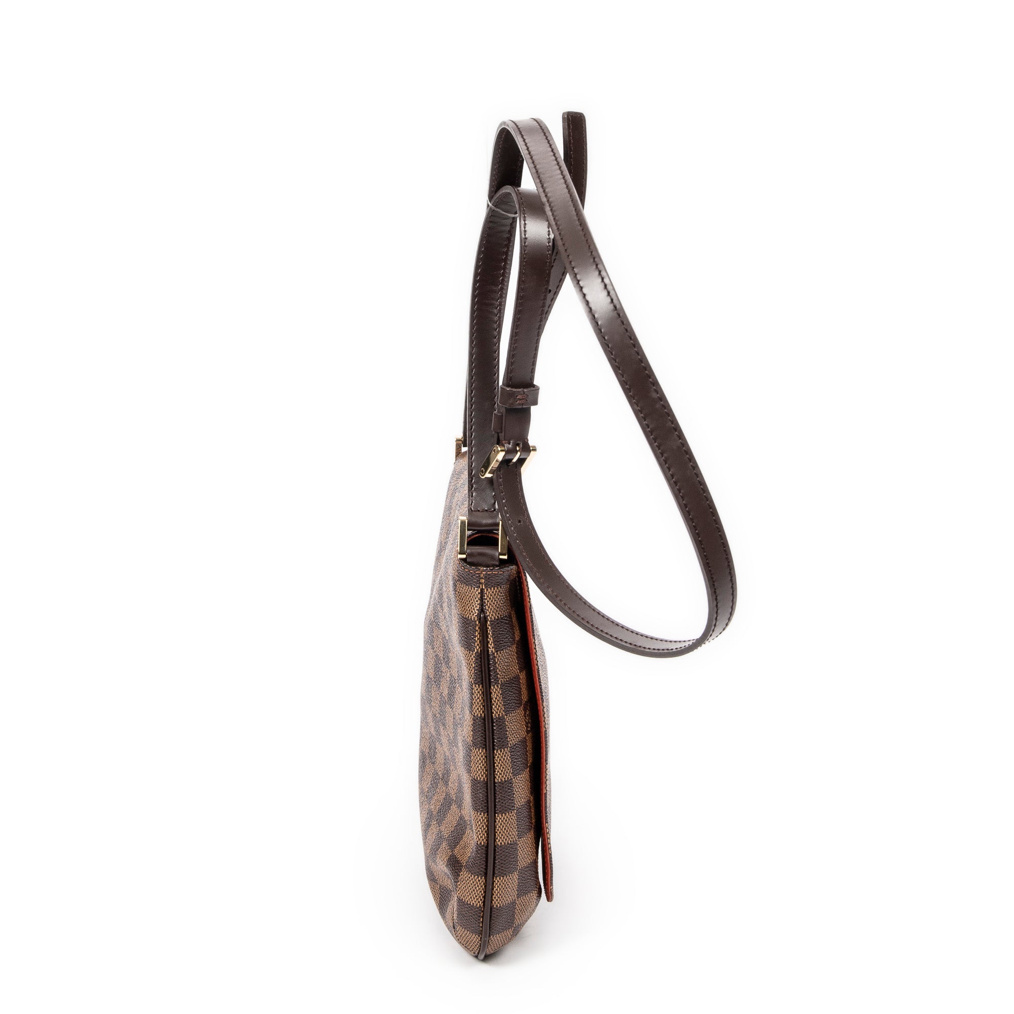 Shoulder bag Musette Salsa Long Strap Brown Damier Ebene