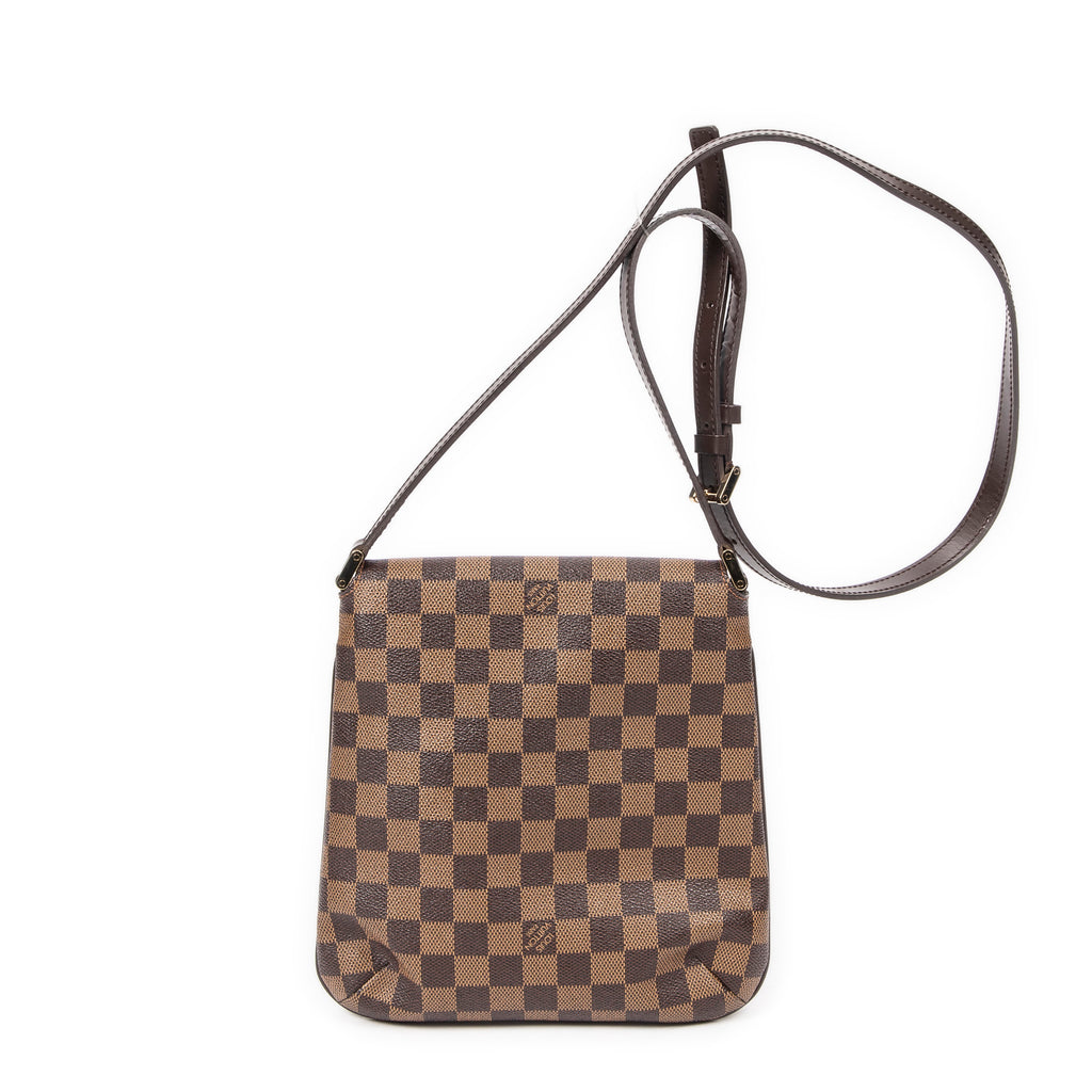 Shoulder bag Musette Salsa Long Strap Brown Damier Ebene