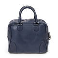Bolso de mano mediano Amazona 75, piel de becerro, azul marino