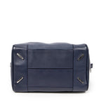 Bolso de mano mediano Amazona 75, piel de becerro, azul marino