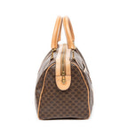Handbag Vintage Small Boston Beige Macadam Coated Canvas