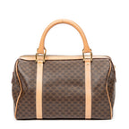 Handbag Vintage Small Boston Beige Macadam Coated Canvas