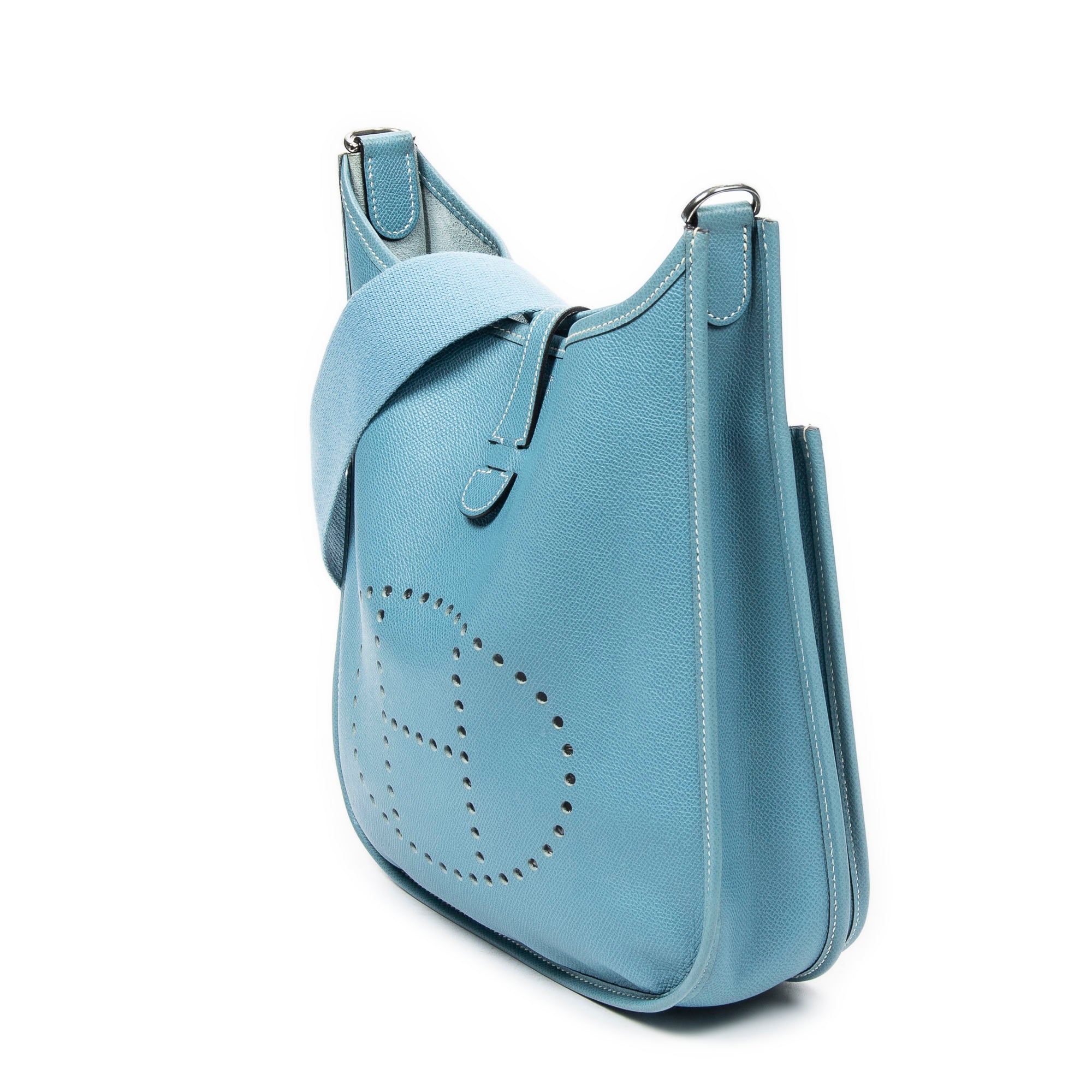 Shoulder bag Evelyne II PM Blue Jean Epsom Leather