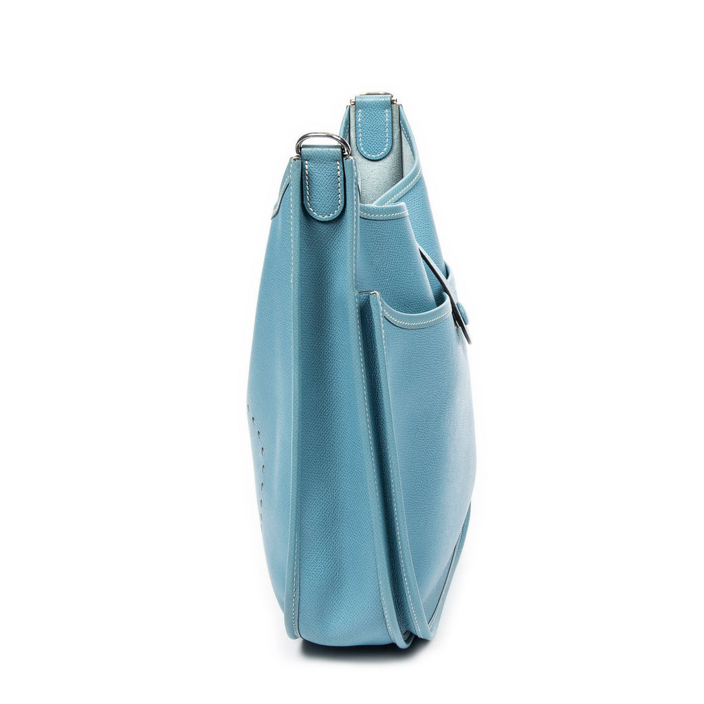 Shoulder bag Evelyne II PM Blue Jean Epsom Leather