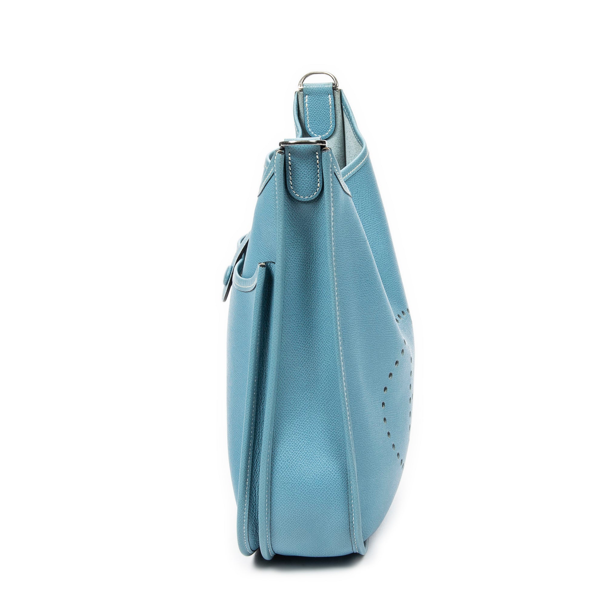 Shoulder bag Evelyne II PM Blue Jean Epsom Leather