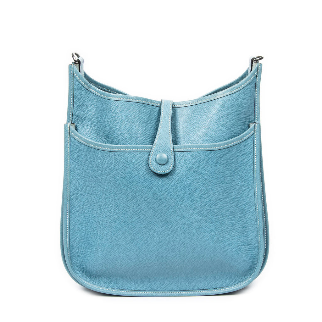 Shoulder bag Evelyne II PM Blue Jean Epsom Leather