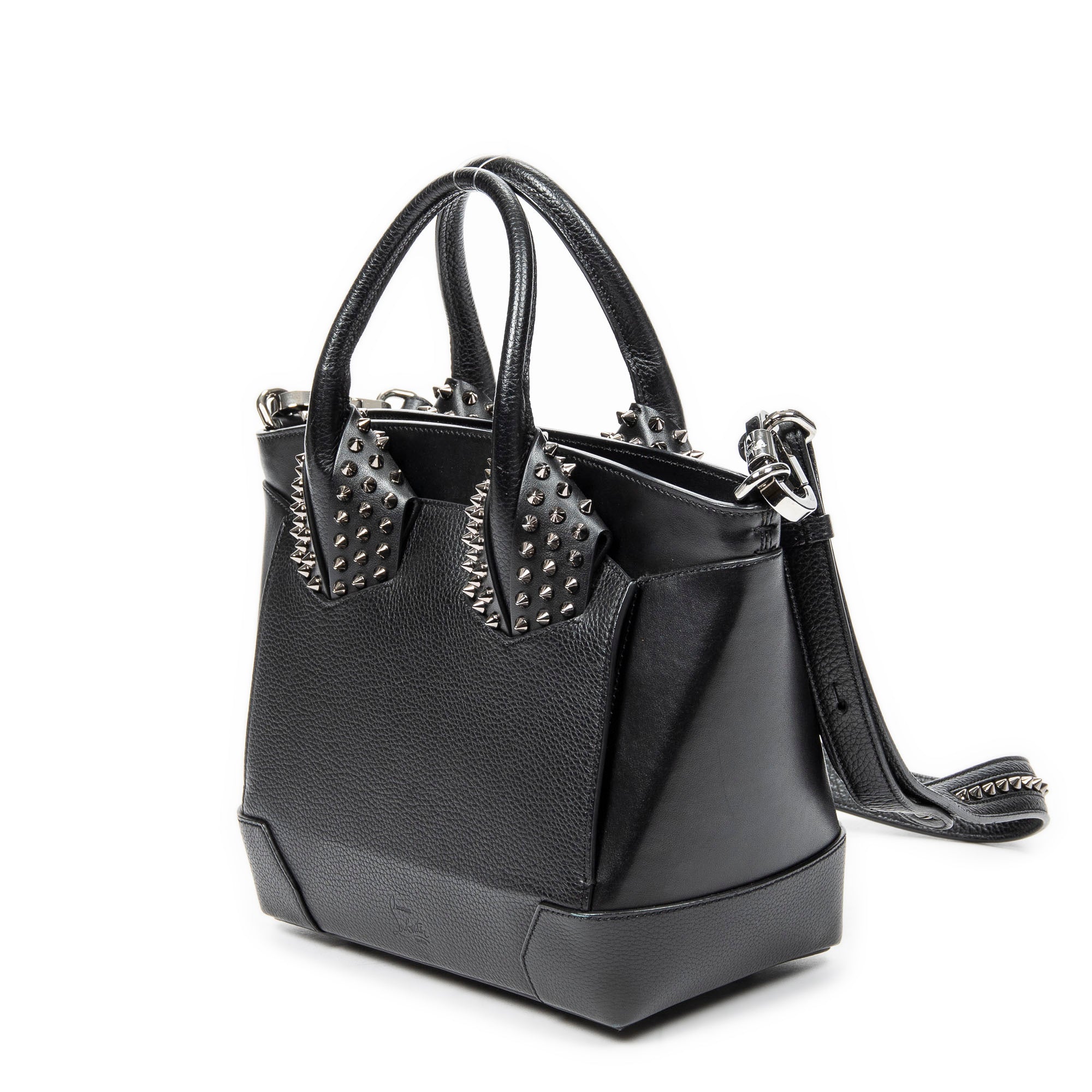 Handbag Small Eloise Black Grained Calfskin Leather
