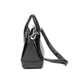 Handbag Small Eloise Black Grained Calfskin Leather