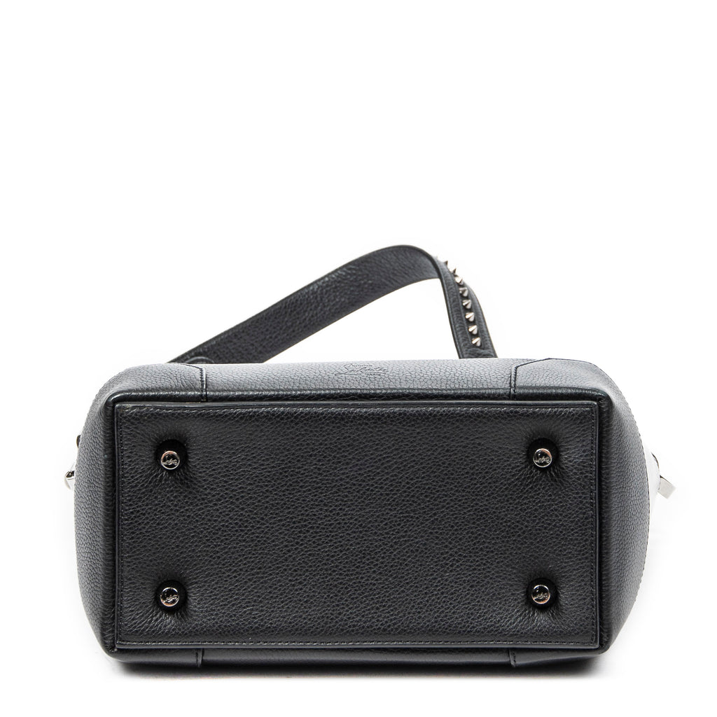 Handbag Small Eloise Black Grained Calfskin Leather