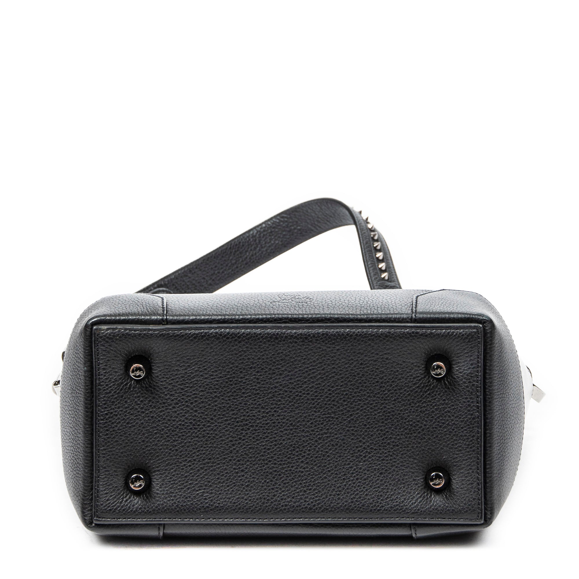 Handbag Small Eloise Black Grained Calfskin Leather