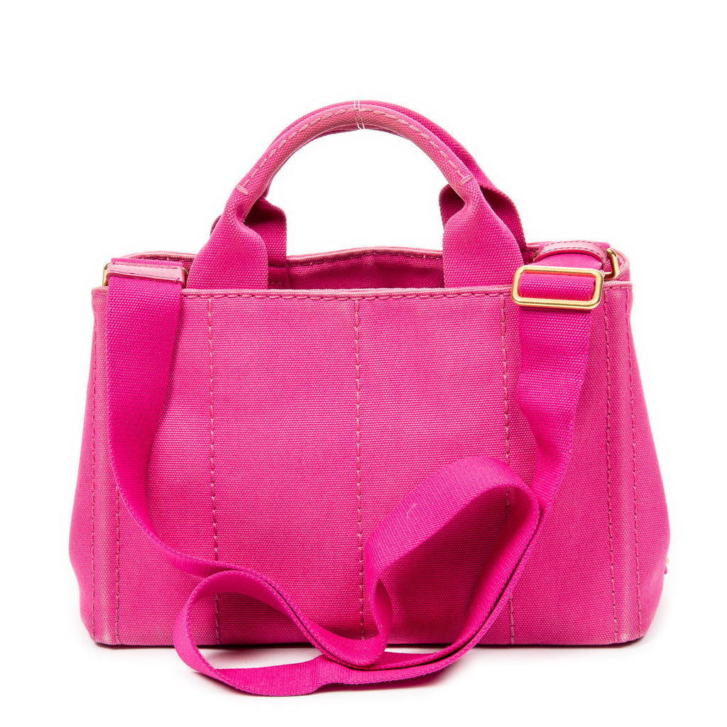 Shoulder bag Small Canapa Tote Fuchsia Pink Canapa Canvas