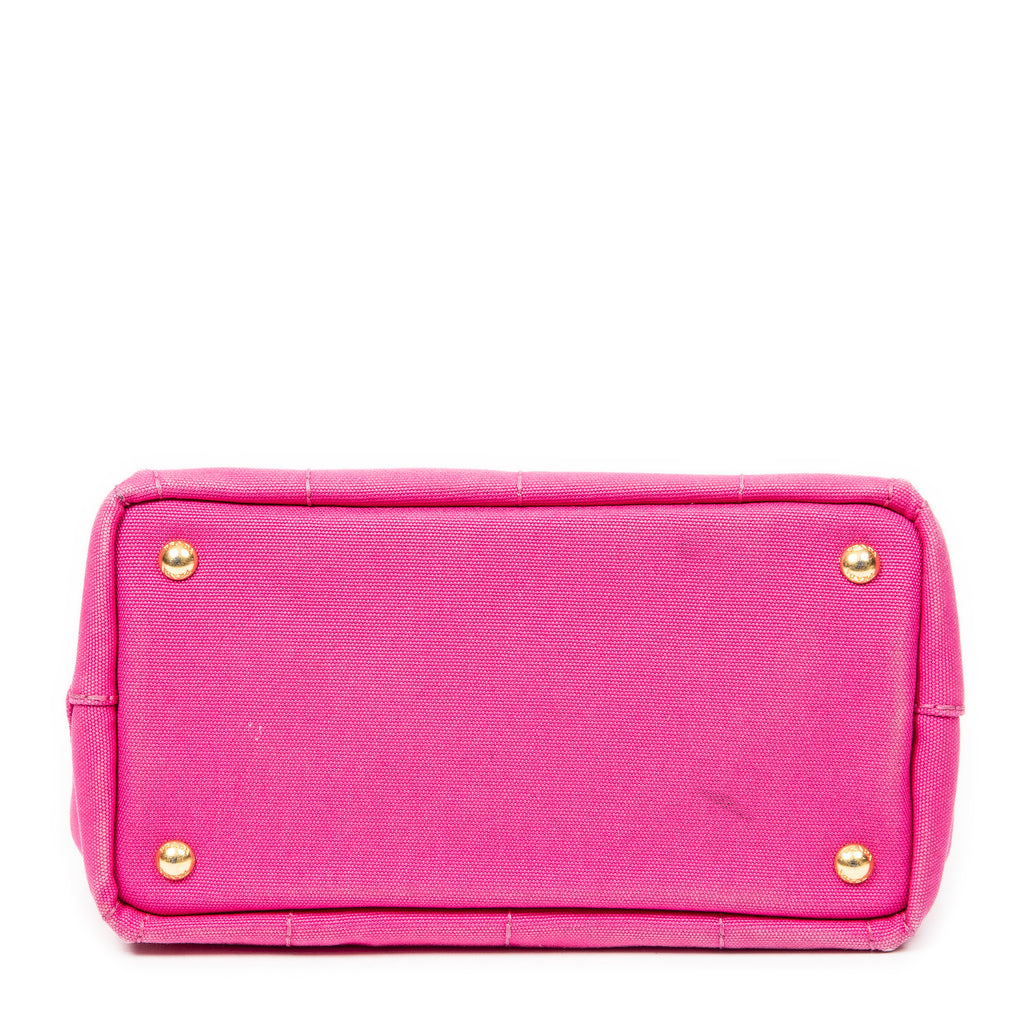 Shoulder bag Small Canapa Tote Fuchsia Pink Canapa Canvas