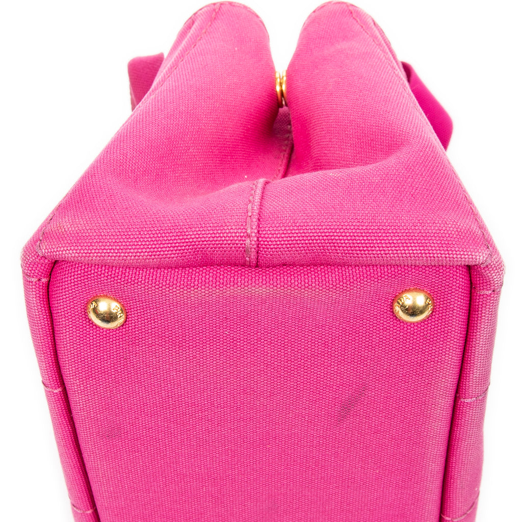 Shoulder bag Small Canapa Tote Fuchsia Pink Canapa Canvas