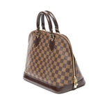 Handbag Alma PM Brown Damier Ebene