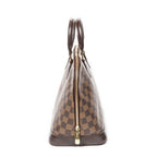 Handbag Alma PM Brown Damier Ebene