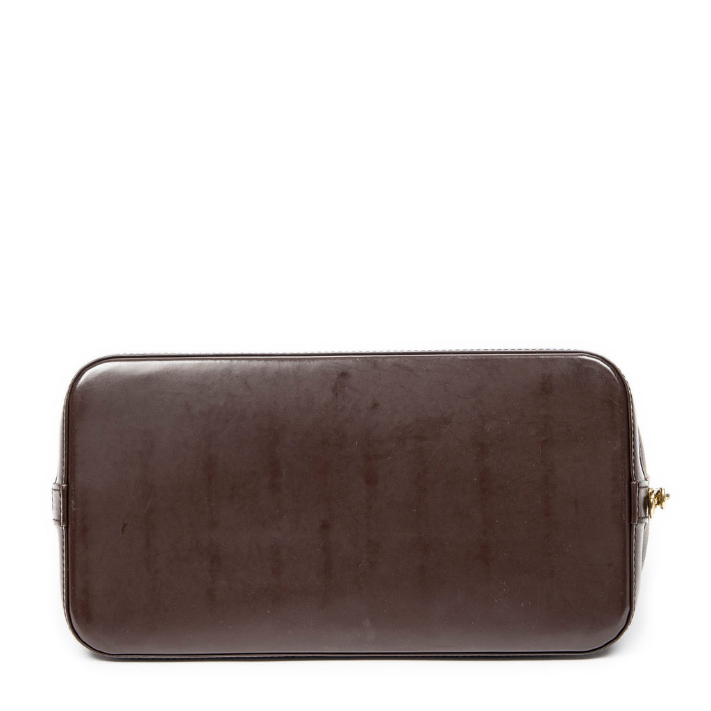 Handbag Alma PM Brown Damier Ebene