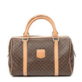 Handbag Vintage Small Boston Beige Macadam Coated Canvas