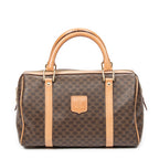 Handbag Vintage Small Boston Beige Macadam Coated Canvas