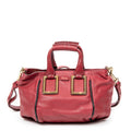 Handbag Mini Ethel Red Calfskin Leather
