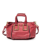 Handbag Mini Ethel Red Calfskin Leather
